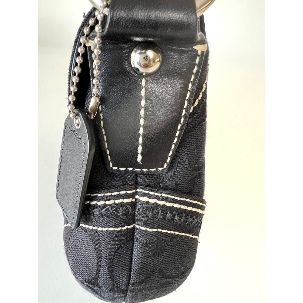 Vintage Coach Small Soho Black Signature shoulder bag 10602 - Picture 8 of 16